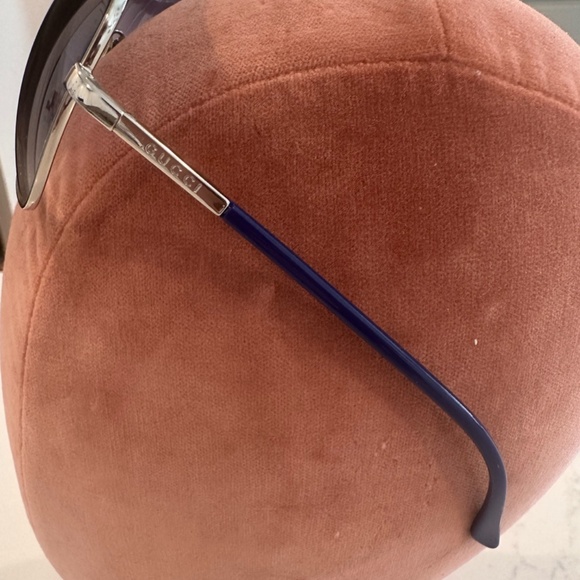 GUCCI Oversized Blue and SIlver Sunglasses - Picture 4 of 6